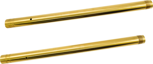 Inverted Fork Tubes - Gold - 43 mm - +4