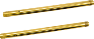 Inverted Fork Tubes - Gold - 43 mm - +4" Length - Lutzka's Garage