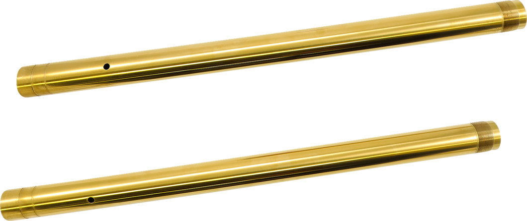 Inverted Fork Tubes - Gold - 43 mm - +4