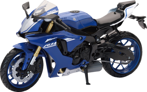 Yamaha YZF-R1 2016 Bike - 1:12 Scale - Blue - Lutzka's Garage