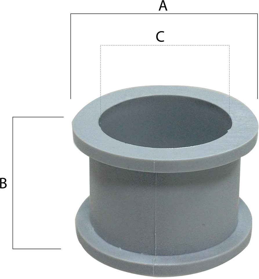 Shock Bushing - 1" OD x 0.805" H x 0.875" ID - Each