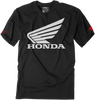 Youth Honda Big Wing T-Shirt - Black - Small - Lutzka's Garage