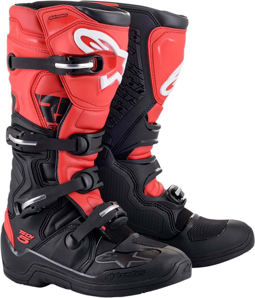 Tech 5 Boots - Black/Red- US 13