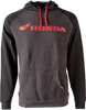 Honda Landscape Pullover Hoodie - Charcoal/Black - Medium - Lutzka's Garage