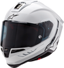 Supertech R10 Helmet - Solid - Gloss White - XS - Lutzka's Garage