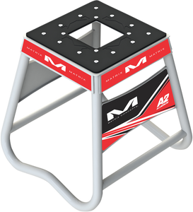 A2 Stand - Aluminum - Red/White - Lutzka's Garage