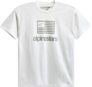 Flag T-Shirt - White - Medium - Lutzka's Garage