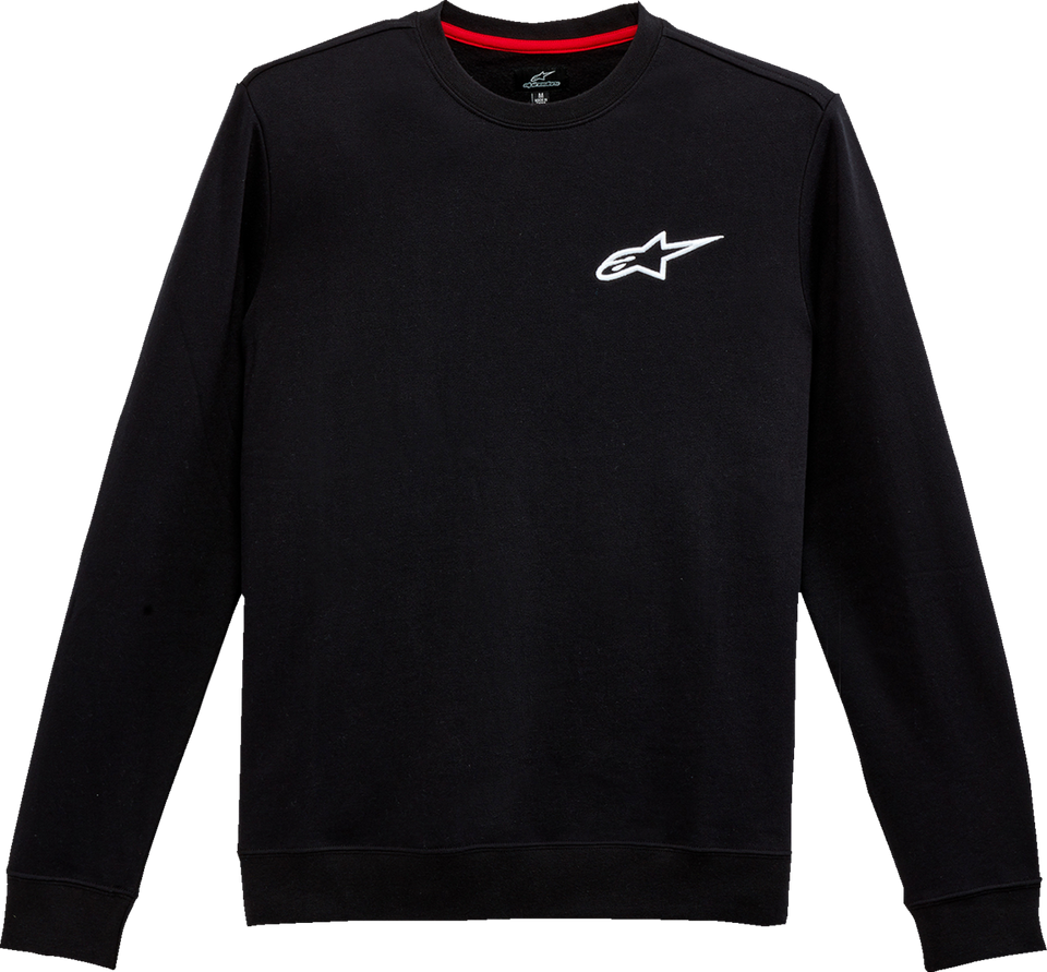 Ageless Crew Fleece - Black - Medium - Lutzka's Garage