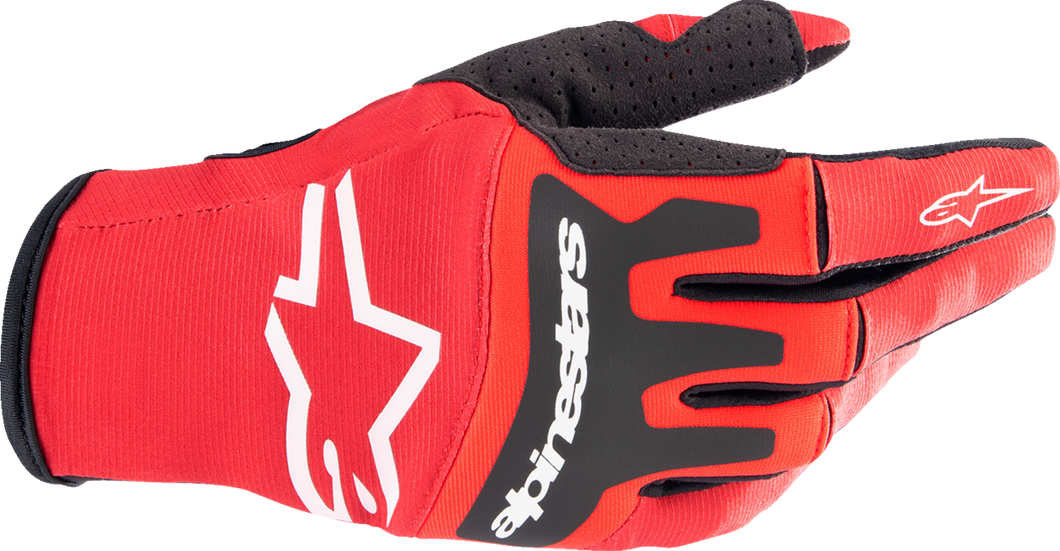 Techstar Gloves - Warm Red/Black - Small - Lutzka's Garage