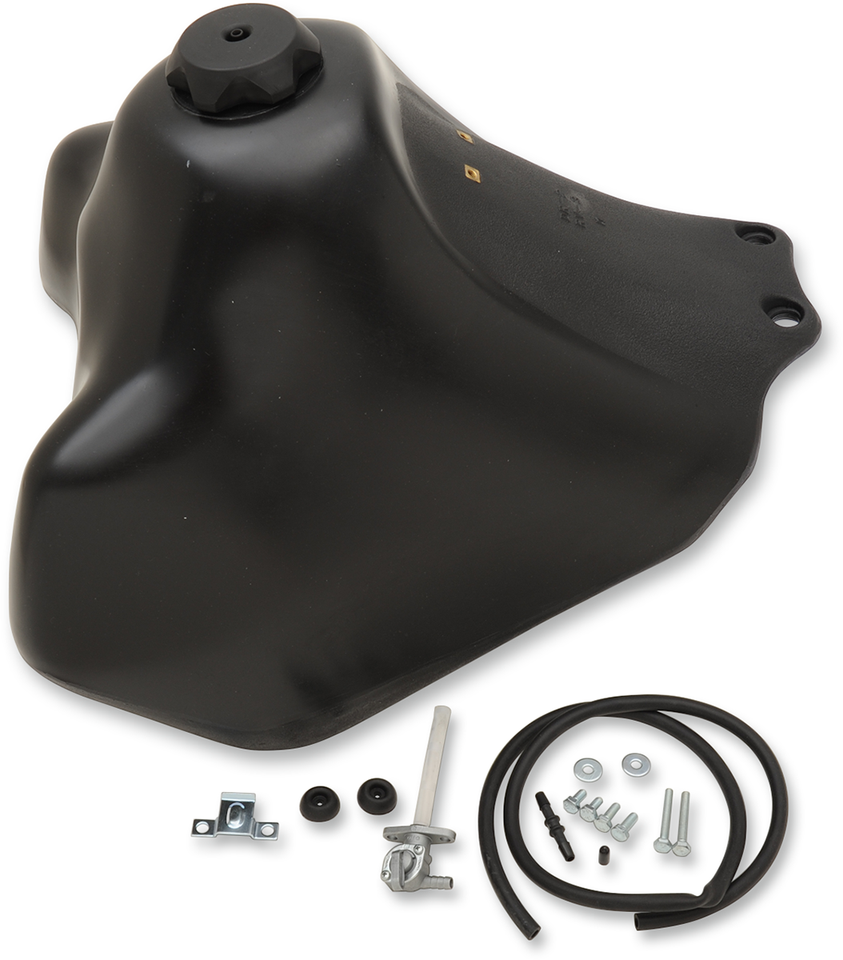 Large-Capacity Gas Tank - Black - Suzuki - 4.9 Gallon - Lutzka's Garage