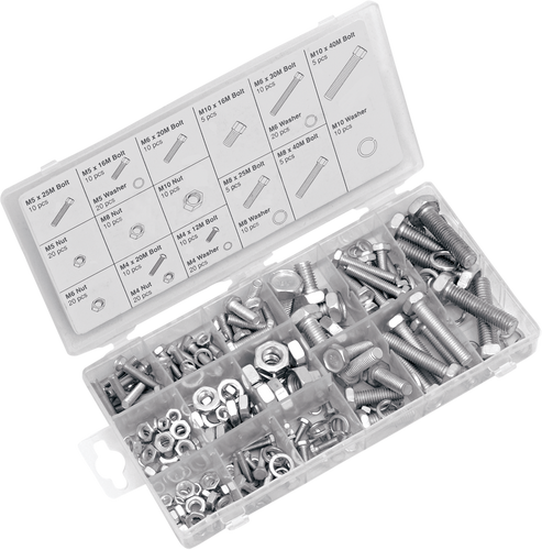 Metric Nut/Bolt Assortment 240-Piece