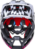 DH Invader Helmet - LTD Glitch - Matte Black/White/Red - XS-M