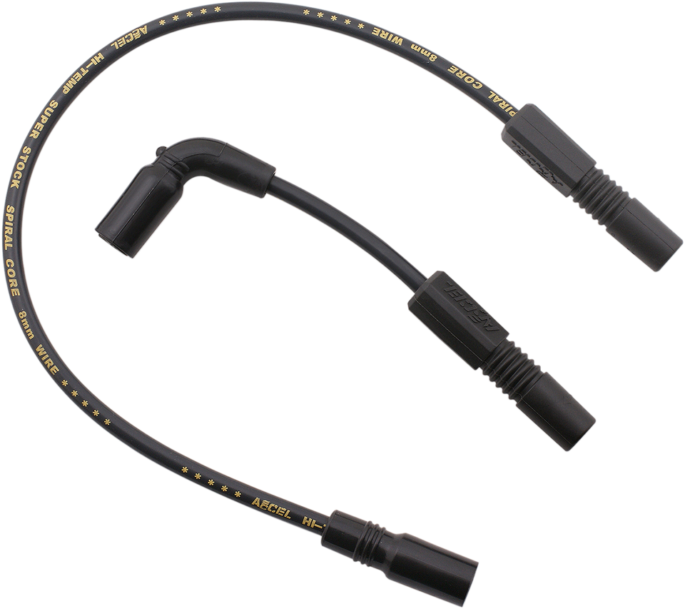 Spark Plug Wire - 07-19 XL - Black - Lutzka's Garage