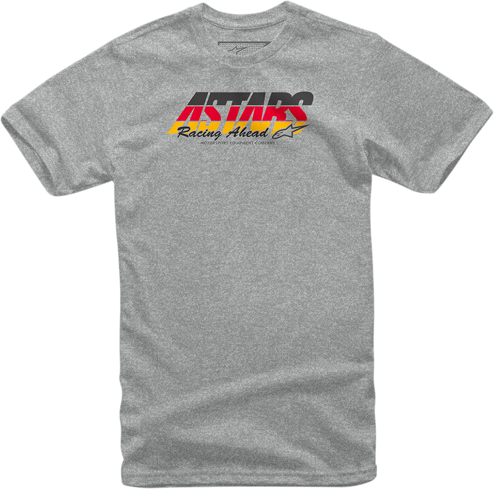 Split Time T-Shirt - Heather Gray - Medium - Lutzka's Garage