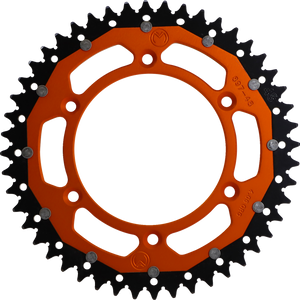 Dual Sprocket - Orange - 48 Tooth - Lutzka's Garage