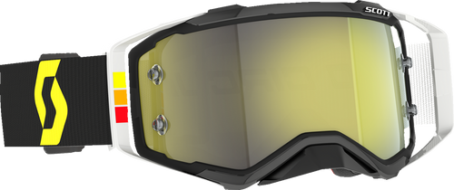 Pro Circuit Prospect Goggles - Black/White - Yellow - Lutzka's Garage