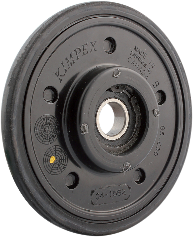 Thin Idler Wheel with Bearing 6004-2RS - Black - Group 2 - 5.63" OD x 20 mm ID - Lutzka's Garage