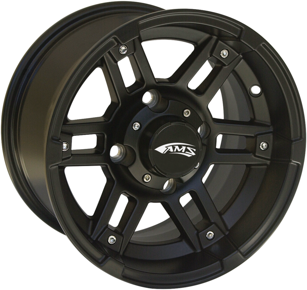 Wheel - Rolln 104 - Front/Rear - Black - 12x7 - 4/110 - 5+2 - Lutzka's Garage