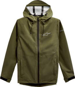 Omni Rain Jacket - Military Green - Medium - Lutzka's Garage