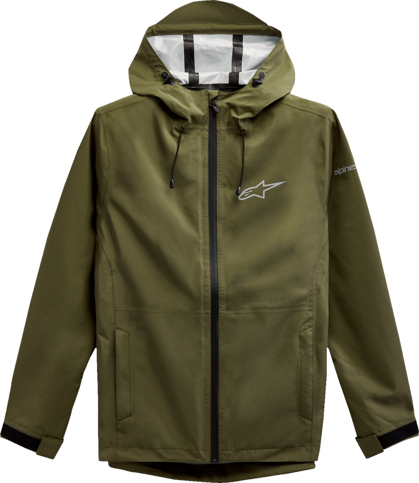 Omni Rain Jacket - Military Green - Medium - Lutzka's Garage