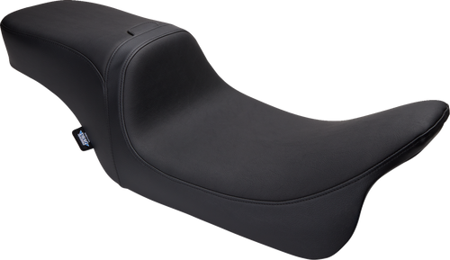 Predator 2-Up Seat - Vinyl - Smooth - w/ Backrest - FLH 08-23 - Lutzka's Garage