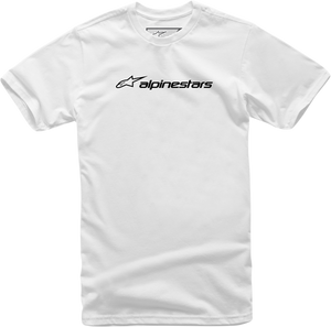 Linear T-Shirt - White/Black - Medium - Lutzka's Garage