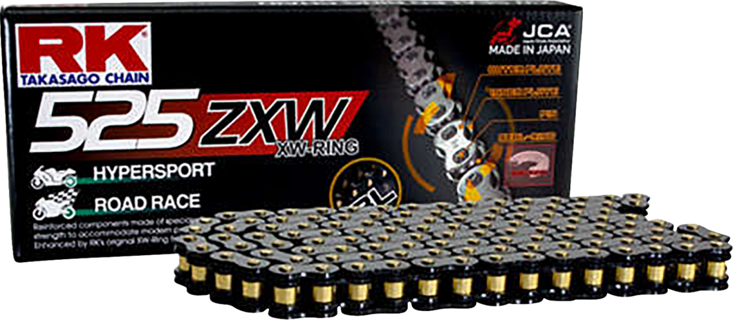 525 ZXW - Drive Chain - 120 Links - Black Scale - Lutzka's Garage