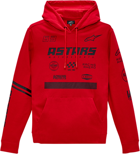 Multi Race Hoodie - Red - XL - Lutzka's Garage