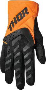 Youth Spectrum Gloves - Orange/Black - 2XS - Lutzka's Garage