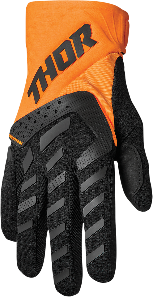 Youth Spectrum Gloves - Orange/Black - 2XS - Lutzka's Garage