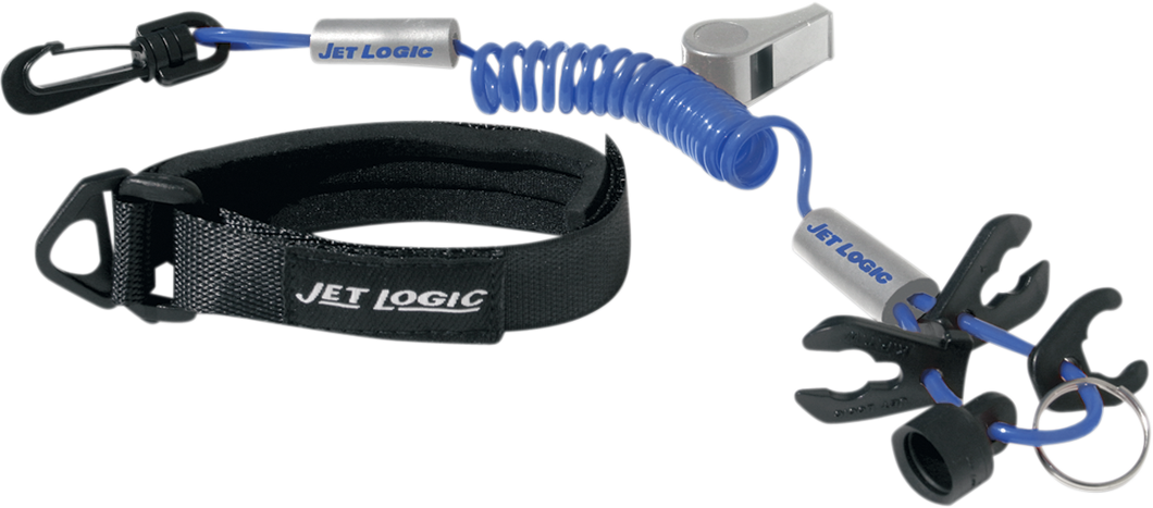 Lanyard - Ultimate - Blue/Silver - Lutzka's Garage