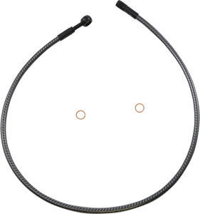 Brake Line - Front - 10 mm - 180° - 32" - KARBONFIBR