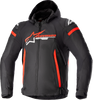 Zaca Waterproof Jacket - Black/Red/White - Small - Lutzka's Garage