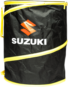 Trash Can - Black/Yellow - Suzuki - Lutzka's Garage