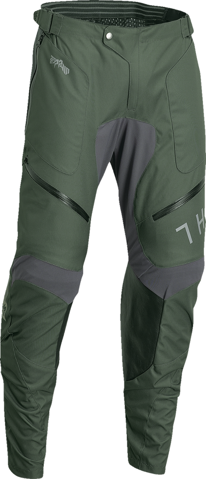 Terrain In-the-Boot Pants - Army Green/Charcoal - 28 - Lutzka's Garage