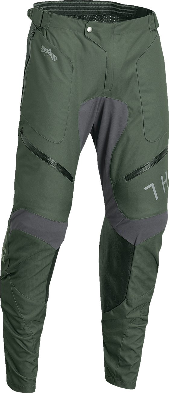 Terrain In-the-Boot Pants - Army Green/Charcoal - 28 - Lutzka's Garage