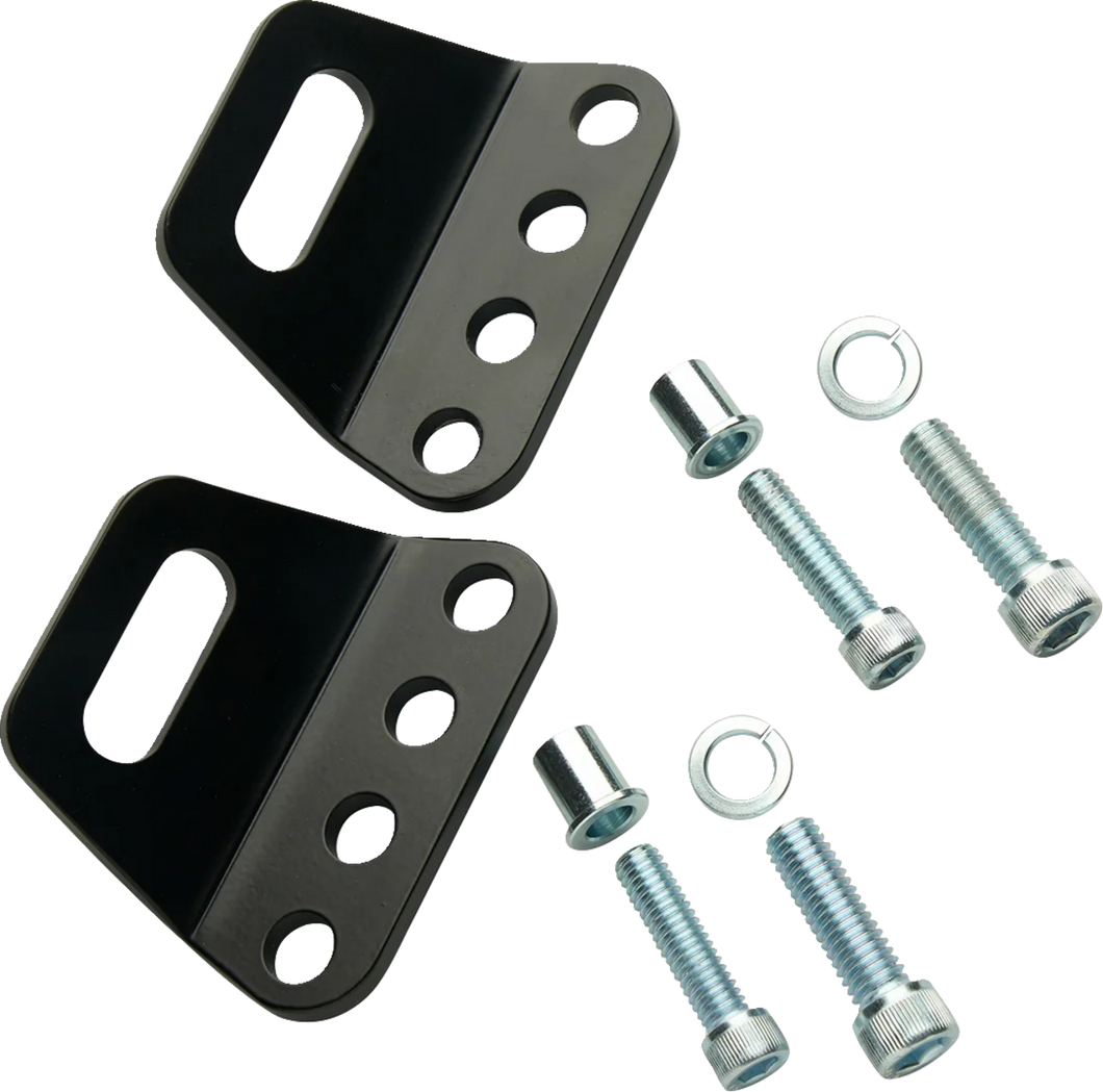 Tie-Down Brackets - Rear - Black - Lutzka's Garage