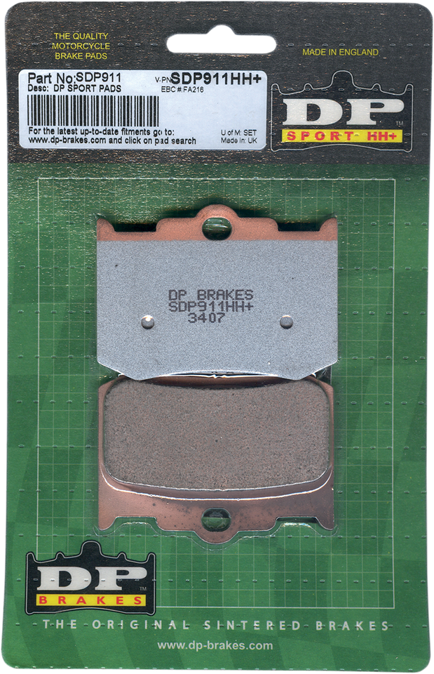 Sintered Brake Pads - 4-Piston Caliper