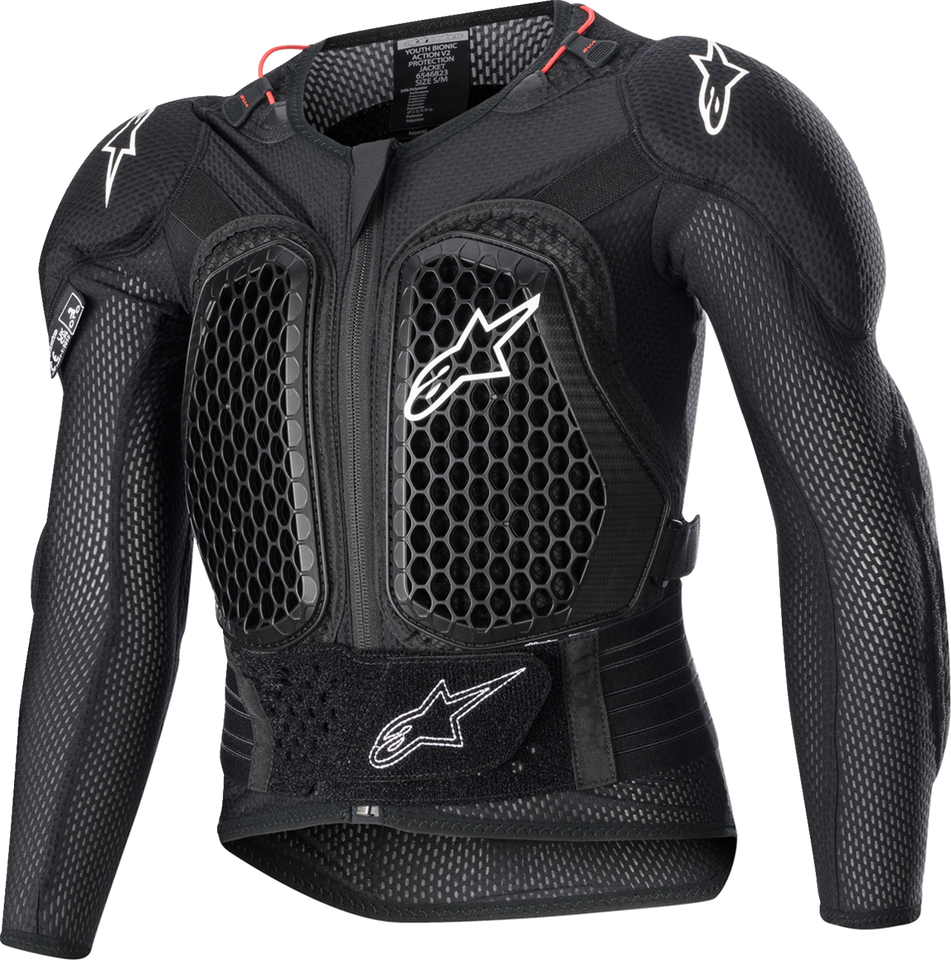 Youth Bionic Action V2 Protection Jacket - Black - S/M - Lutzka's Garage