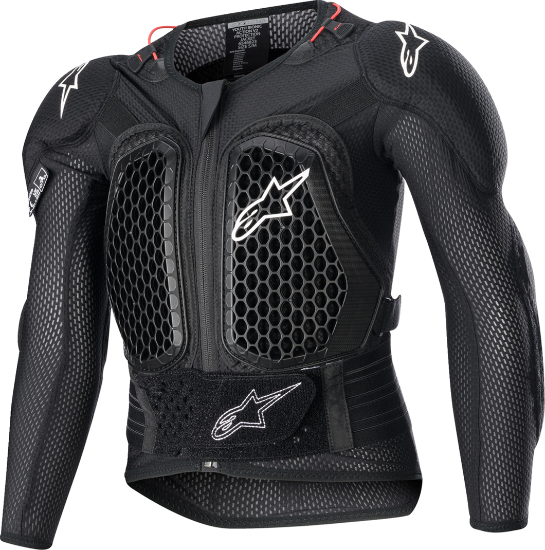 Youth Bionic Action V2 Protection Jacket - Black - S/M - Lutzka's Garage