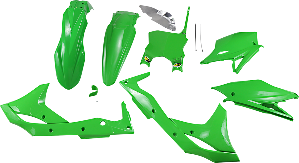 5 Piece Replica Body Kit - Green - KX 250F - Lutzka's Garage