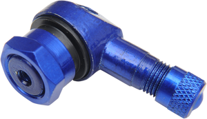 Valve Stem - 90° Bend/Angled - Blue - Lutzka's Garage