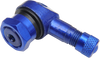 Valve Stem - 90° Bend/Angled - Blue - Lutzka's Garage