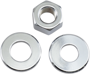 Rear Axle Nut/Washer - Kit - Big Twins 73-96/XL 79-96