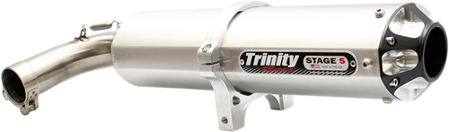 Stage 5 Slip-On Muffler - Aluminum - Lutzka's Garage