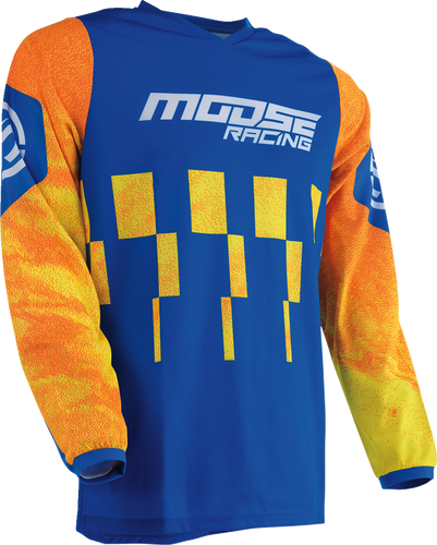 Qualifier Jersey - Orange/Blue - Small - Lutzka's Garage