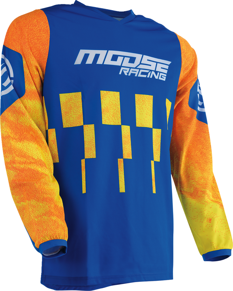 Qualifier Jersey - Orange/Blue - Small - Lutzka's Garage