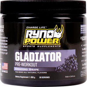 Gladiator Pre-Workout Drink Mix - Tub - Grape