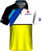 Suzuki Team Pit Shirt - Yellow/Black/White - Medium - Lutzka's Garage