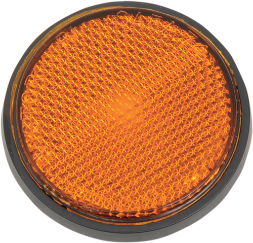 Reflector - Adhesive Back - Amber - Lutzka's Garage